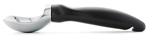 Spring Chef Ice Cream Scoop with Comfortable Handle, Black