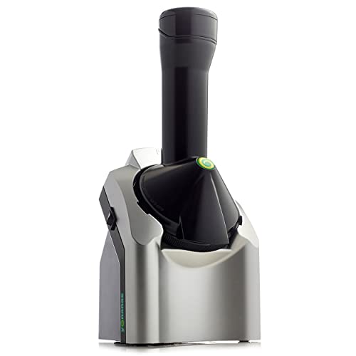 Yonanas 902 Classic Vegan, Dairy-Free Frozen Fruit Soft Serve Maker, Includes 36 Recipes, 200-Watts, Silver