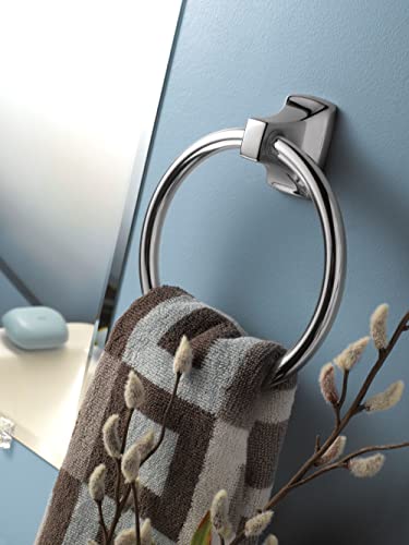 Moen P5860 Donnor Collection 6.25-Inch Diameter Contemporary Bathroom Hand -Towel Ring, Chrome