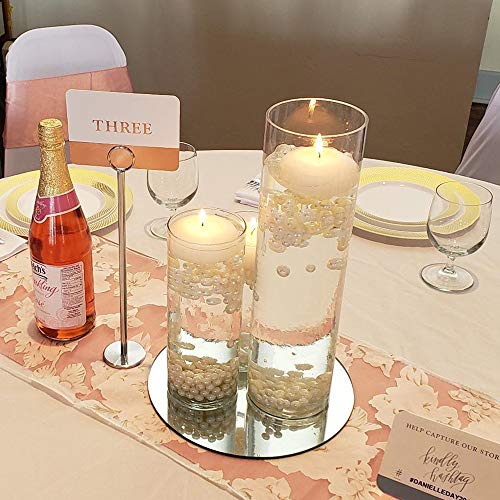 WGV Tall Cylinder Glass Vase, 3" W x 16" H, [Multiple Sizes Choices] Clear Bud Candle Holder Planter Terrarium for Wedding Party Flower Vase Centerpieces Home Accent Decor, 1 Piece