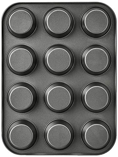 Amazon Basics 6 Piece Nonstick, Carbon Steel Oven Bakeware Baking Set, 40.5 cm x 28.5 cm x 15 cm